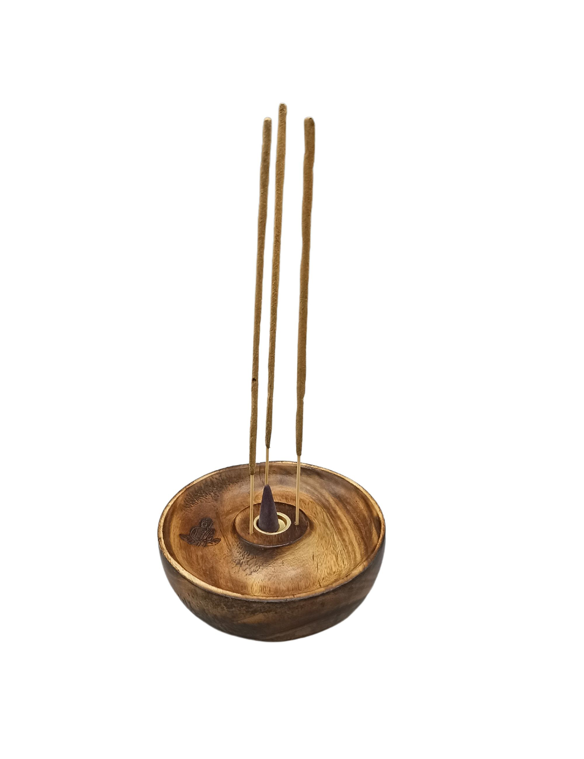 Rökelsehållare Mangoträ – Buddha