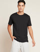 Herr T-shirt med rund hals – Svart