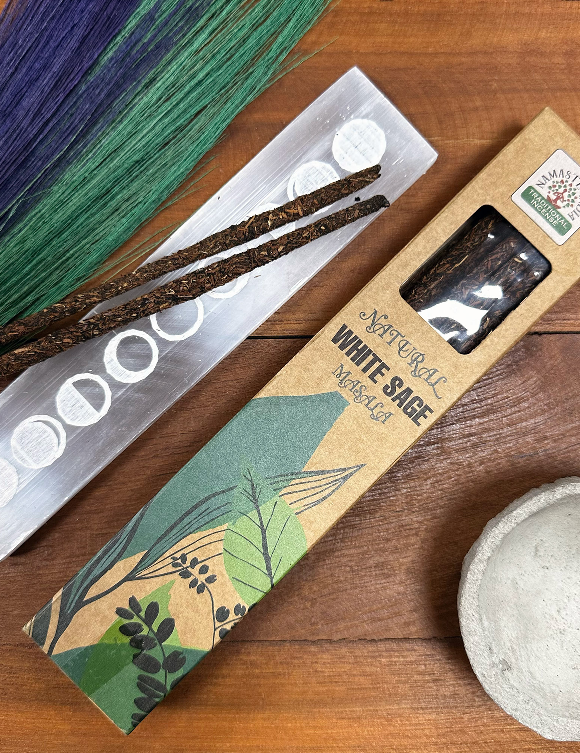 Natural Botanical Masala Rökelse – White Sage