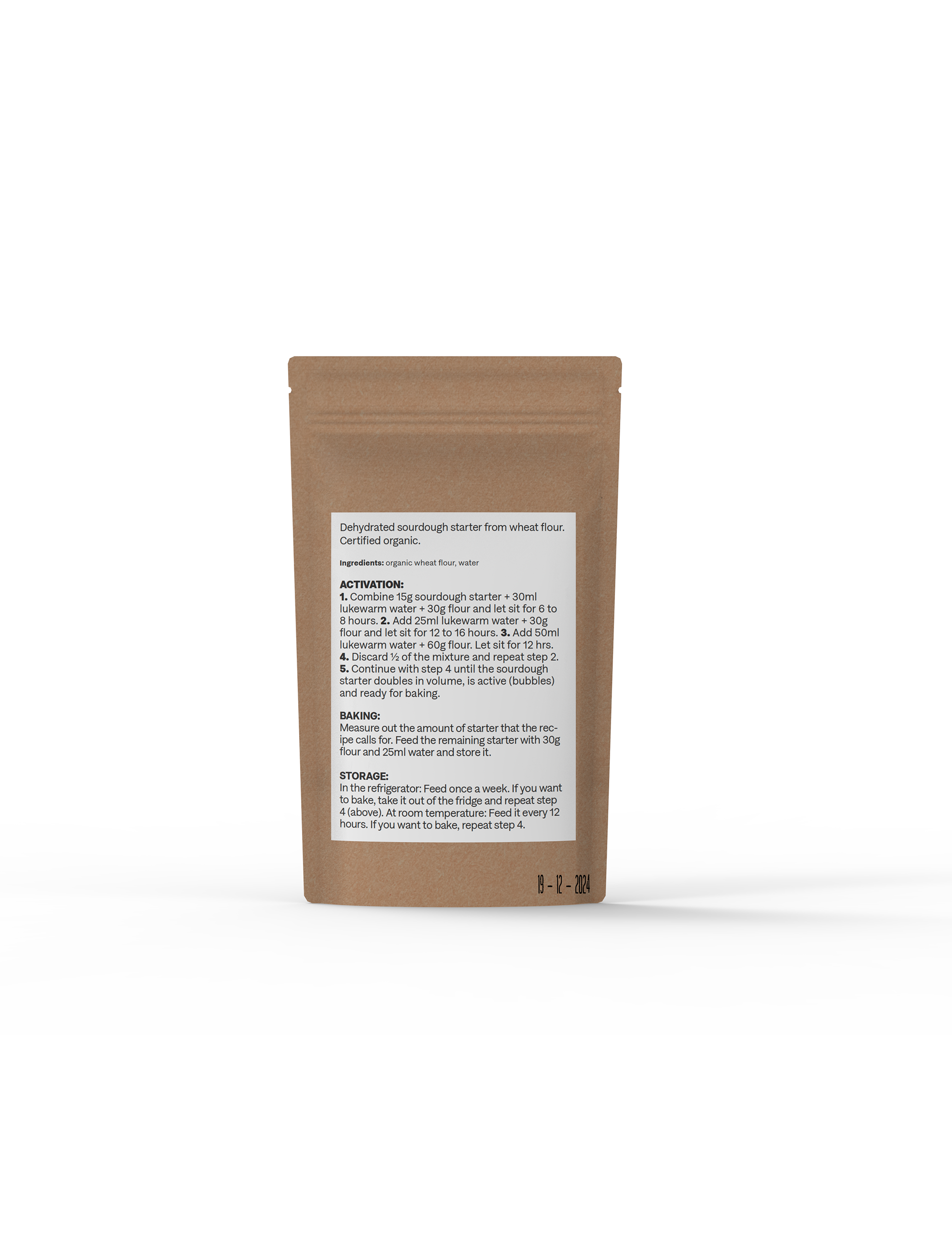 Ekologisk surdegsstart – 15 g