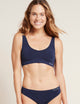 Padded Shaper Crop BH – Navy