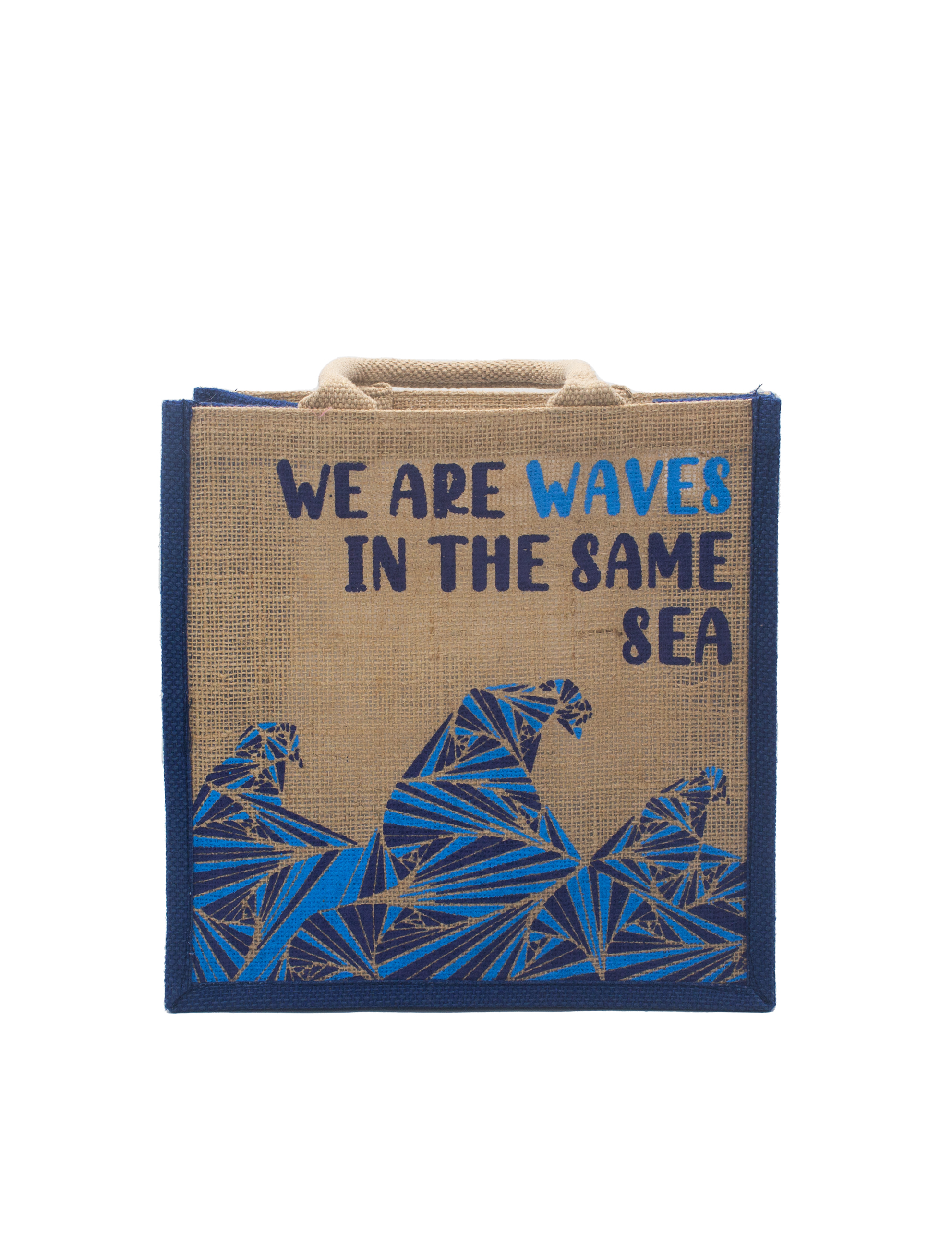 Juteväska Shoppingkasse – We are Waves Natural
