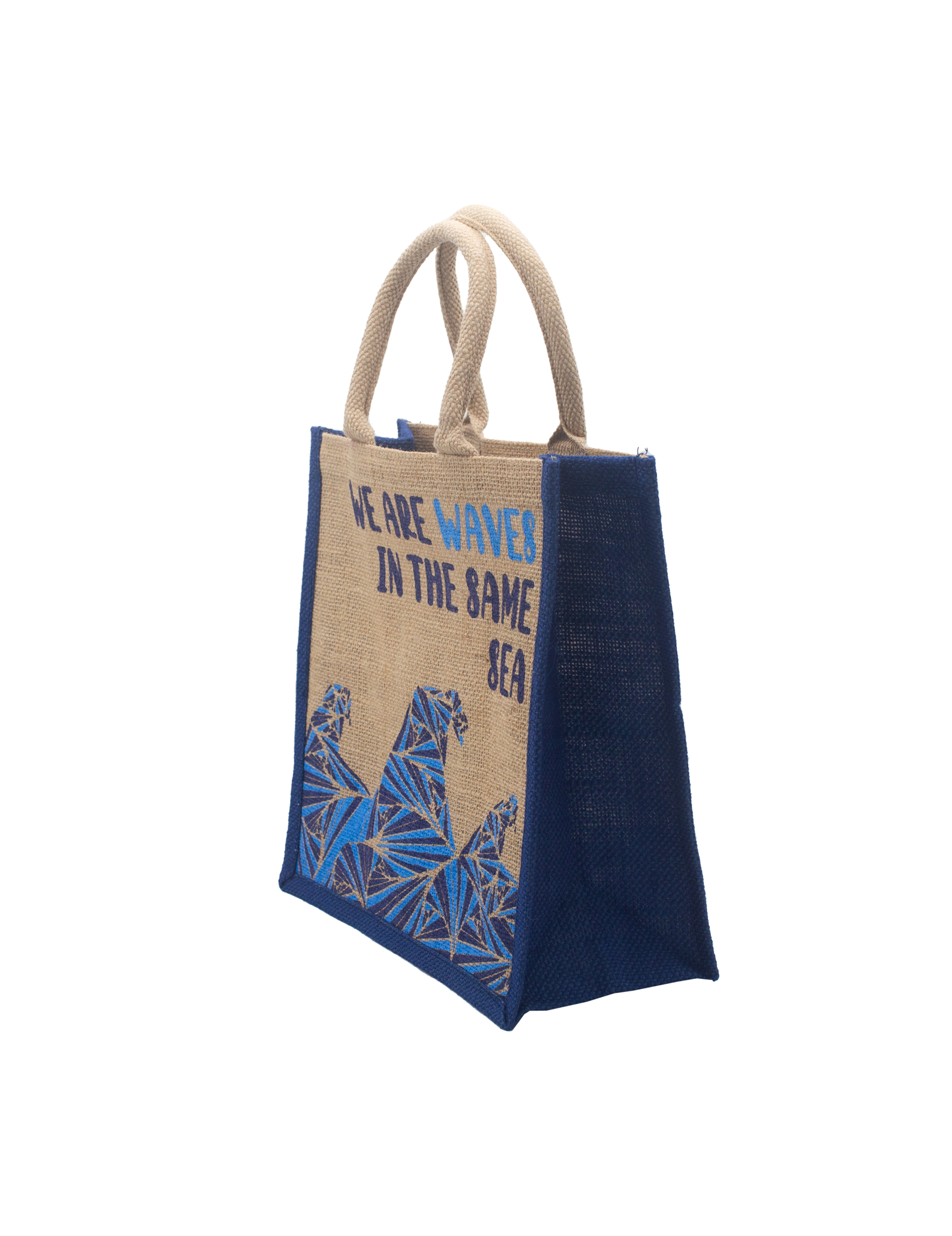 Juteväska Shoppingkasse – We are Waves Natural