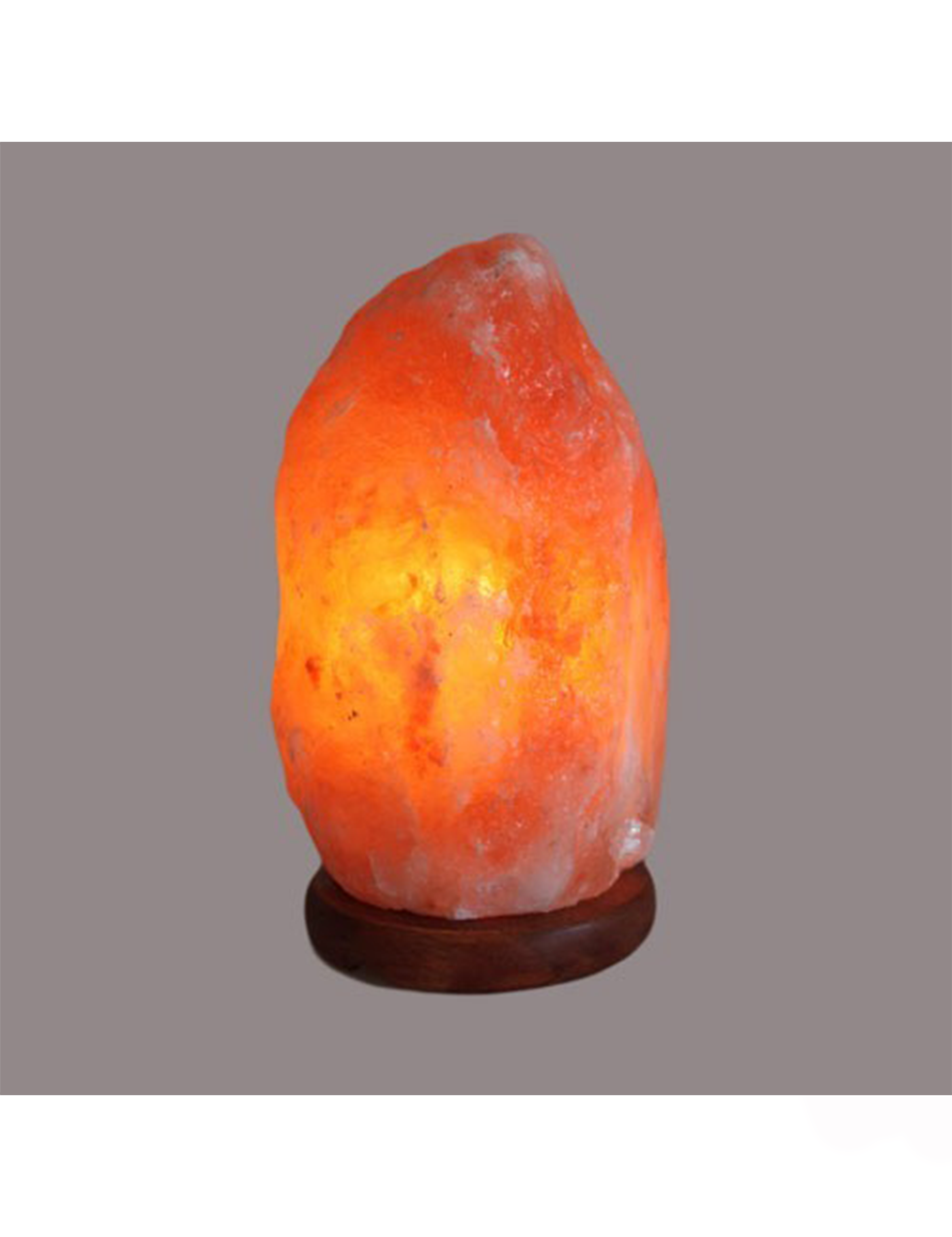 Himalaya saltlampa m. träfot (2-3 kg)