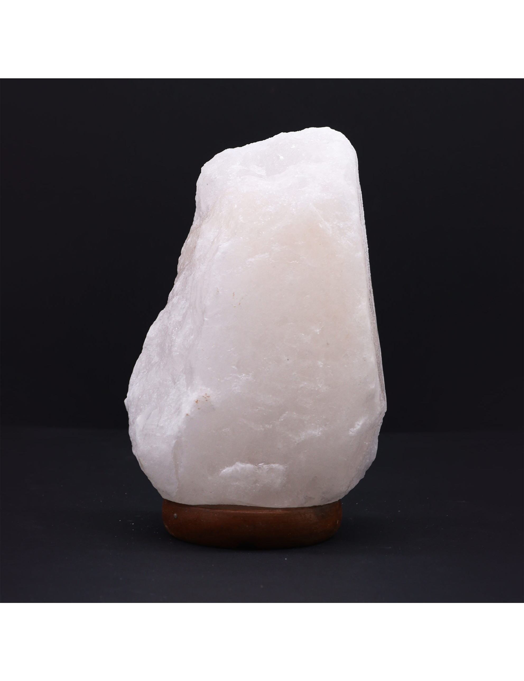 Crystal Rock Himalaya Saltlampa med träfot (2-3 kg)