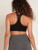 Racerback Sport-BH – Svart/Silver
