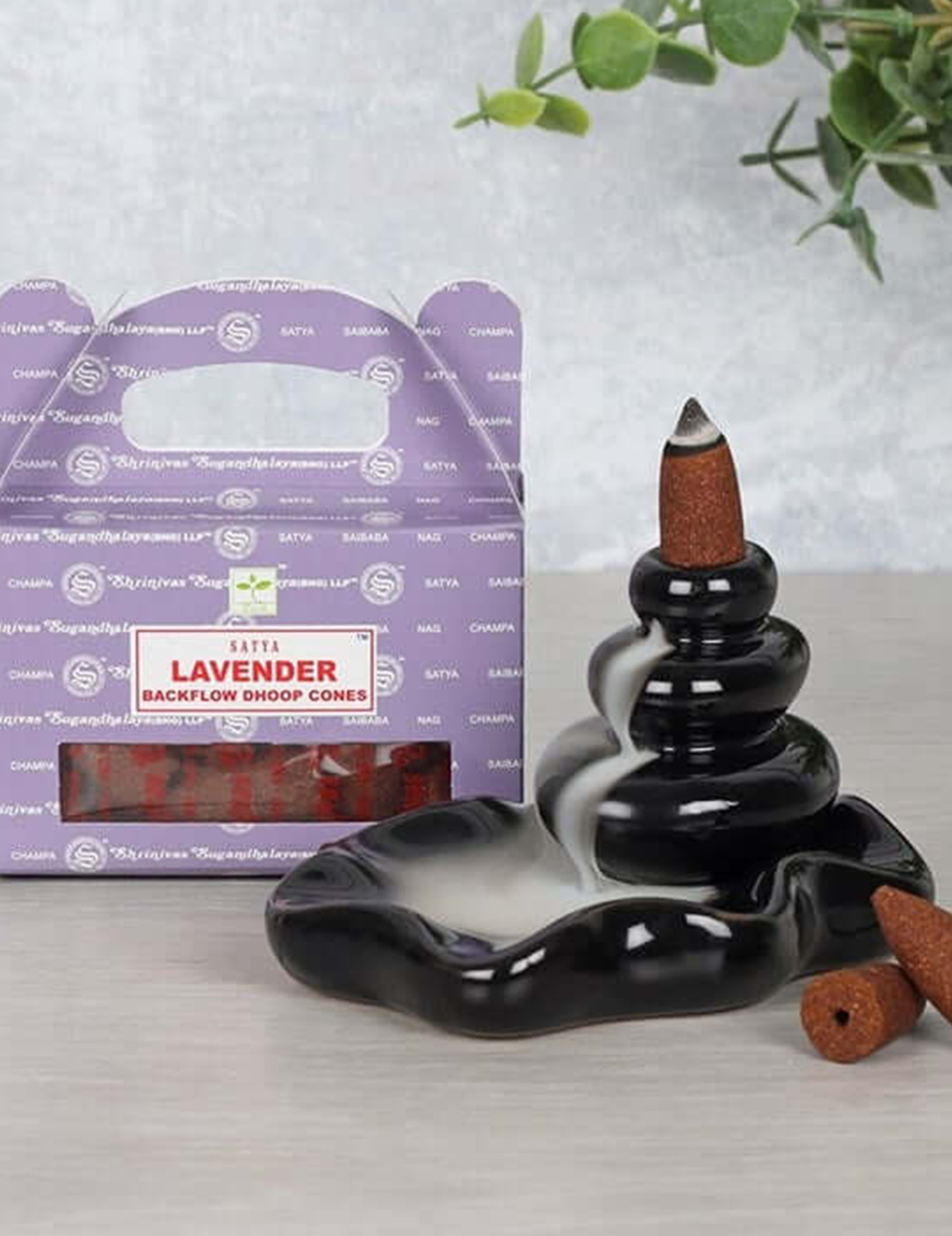 Backflow Dhoop rökelsekoner – Lavendel