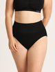Shaper High Cut Full Briefs – Svart