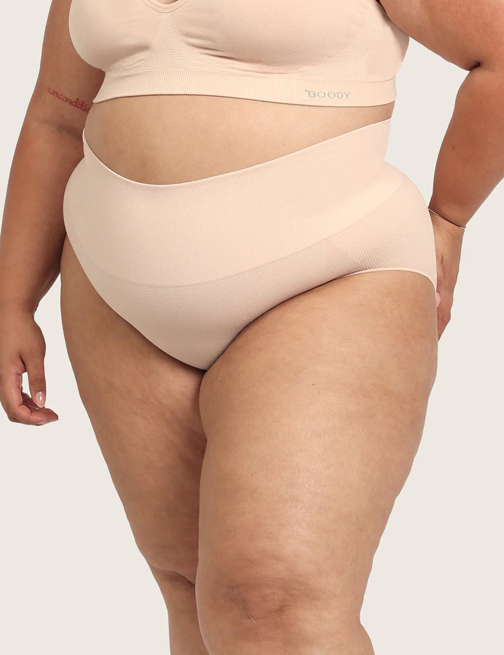 Shaper High Cut Full Briefs – Shell