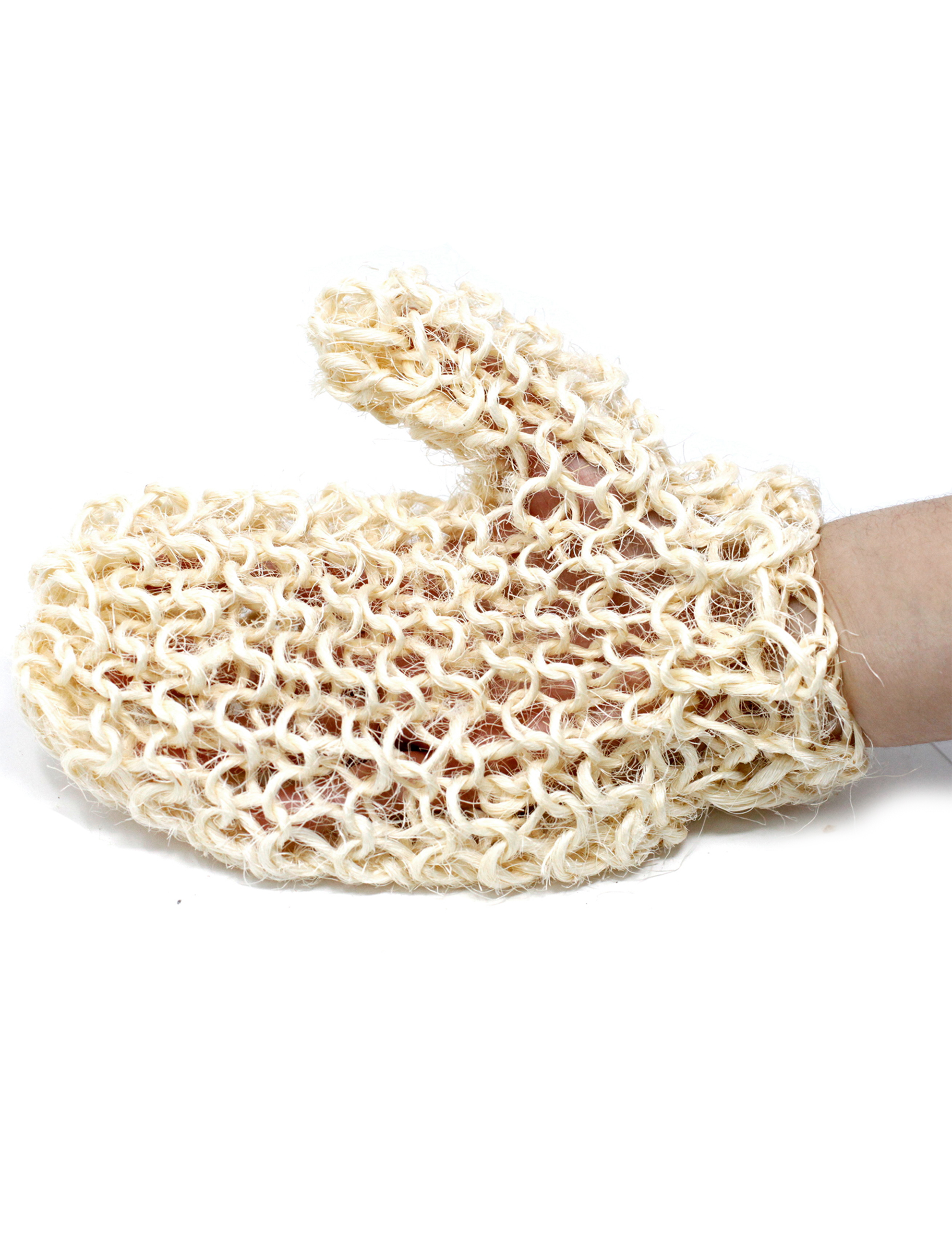 Sisal Scrub – Exfolierande handske