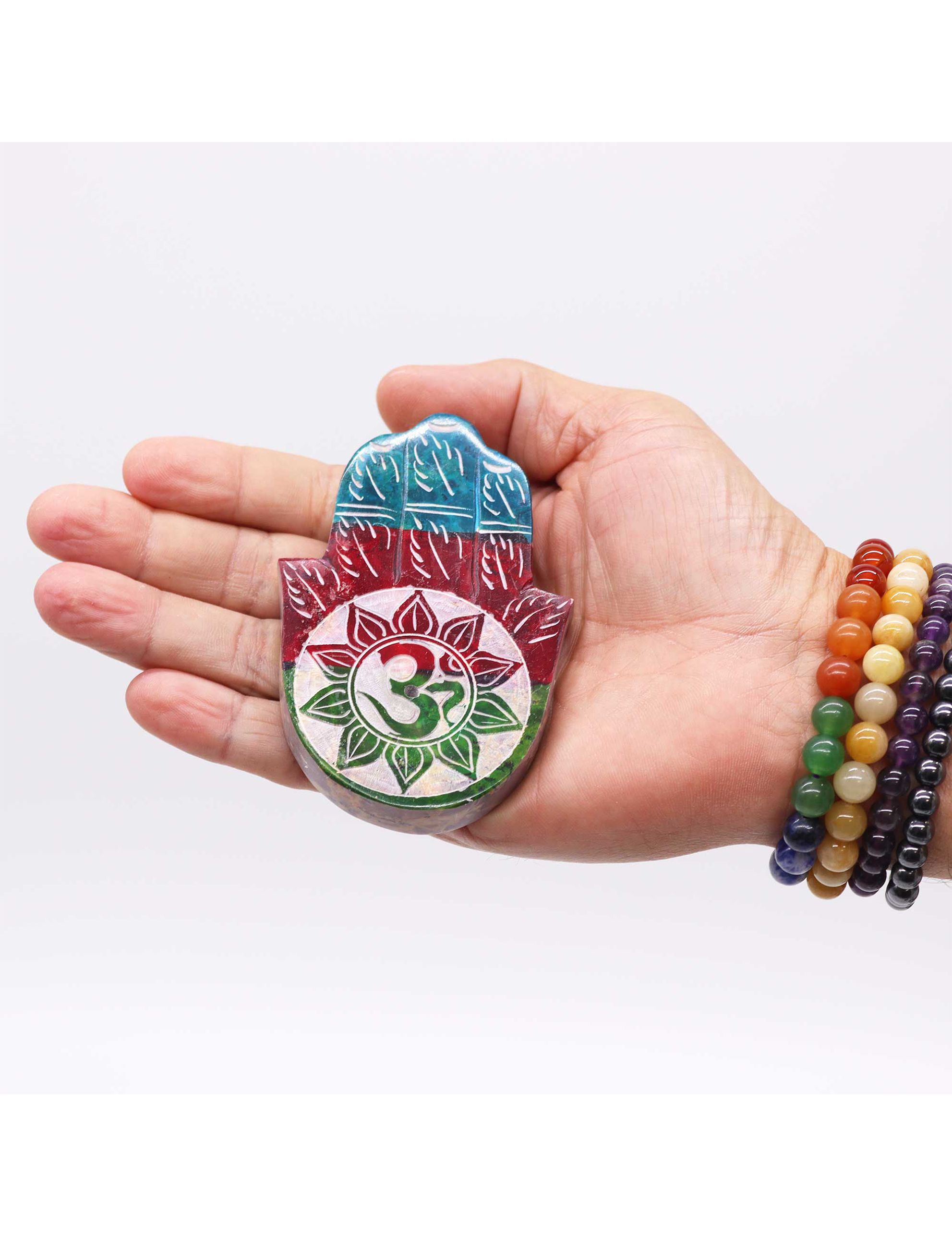 Täljsten Rökelsehållare Hamsa – Om