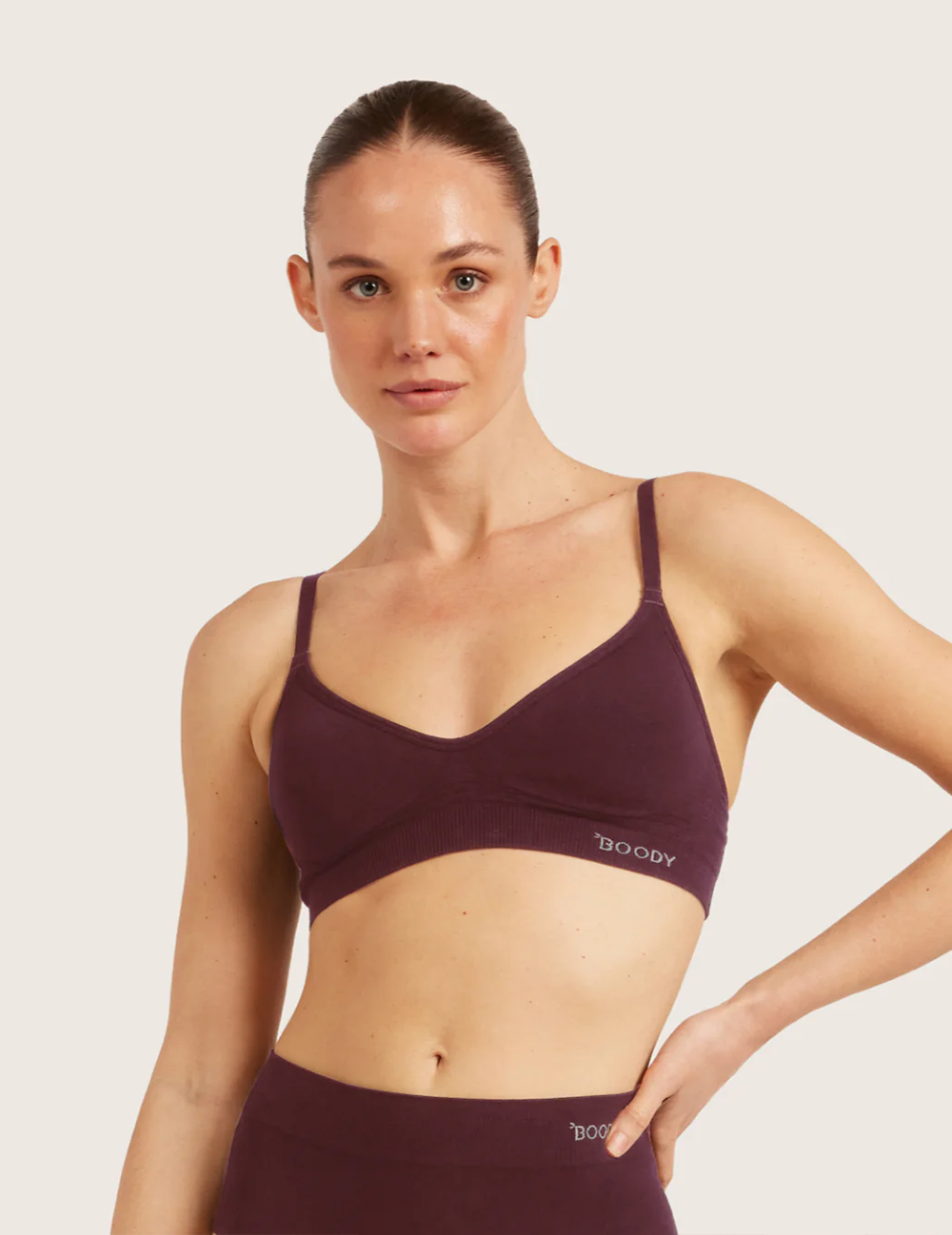 T-shirt BH utan bygel – Mulberry