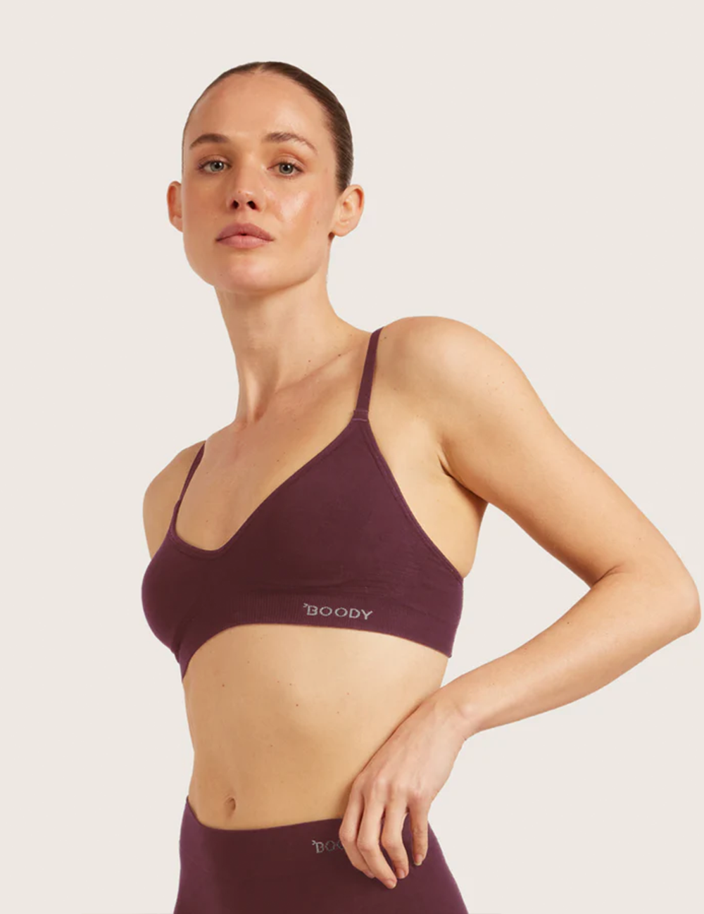 T-shirt BH utan bygel – Mulberry