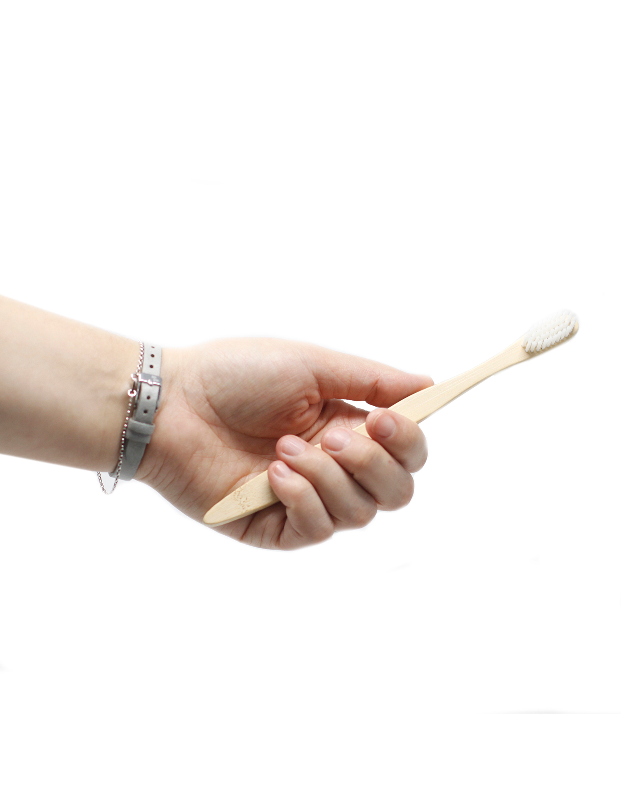 Bambu Tandborste Vit (Mjuk)