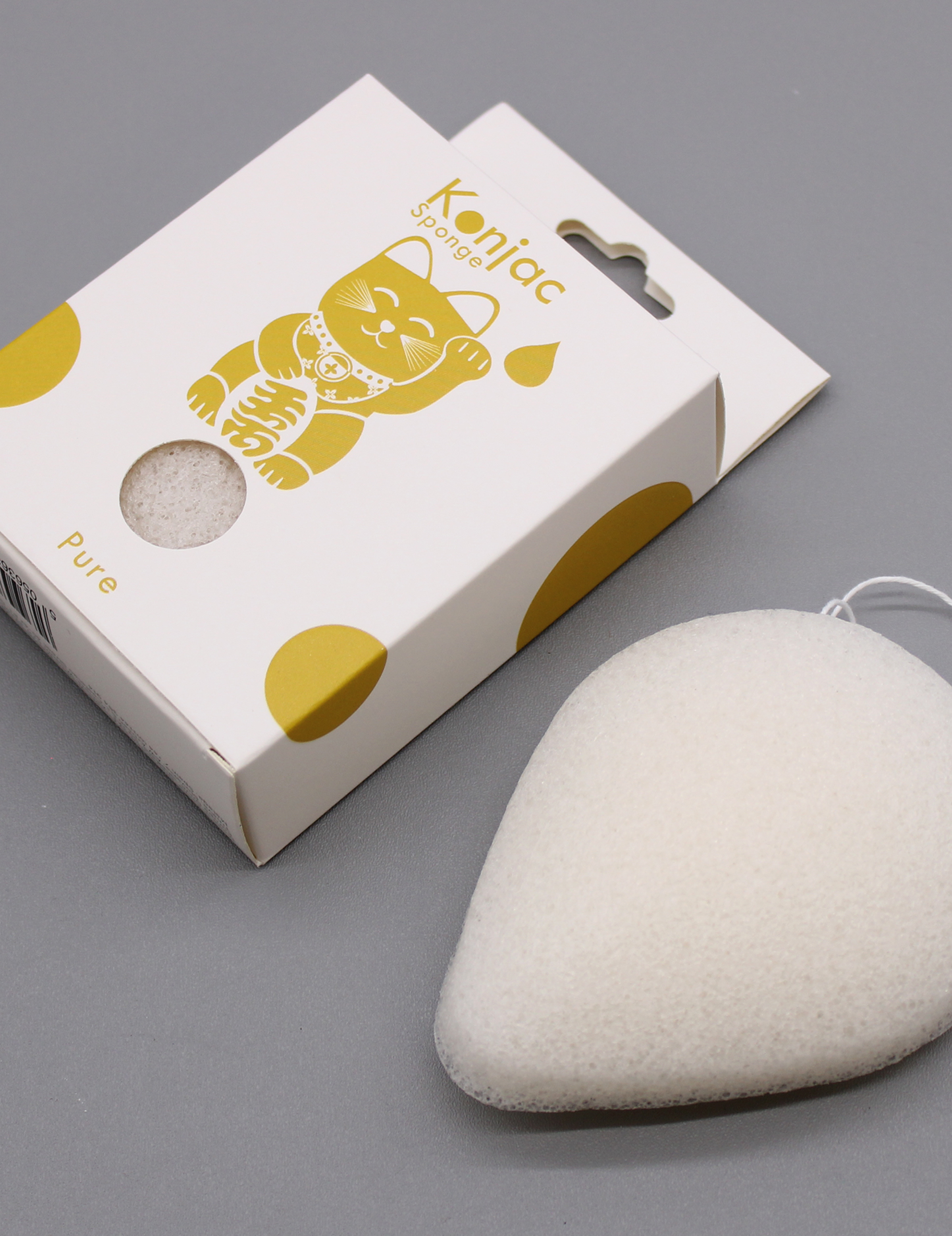 Teardrop Konjac Sponge – Neutral