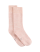 Bambus myssockor – Dusty Pink/White