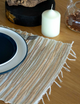 Bordstablett med fransar – Natural