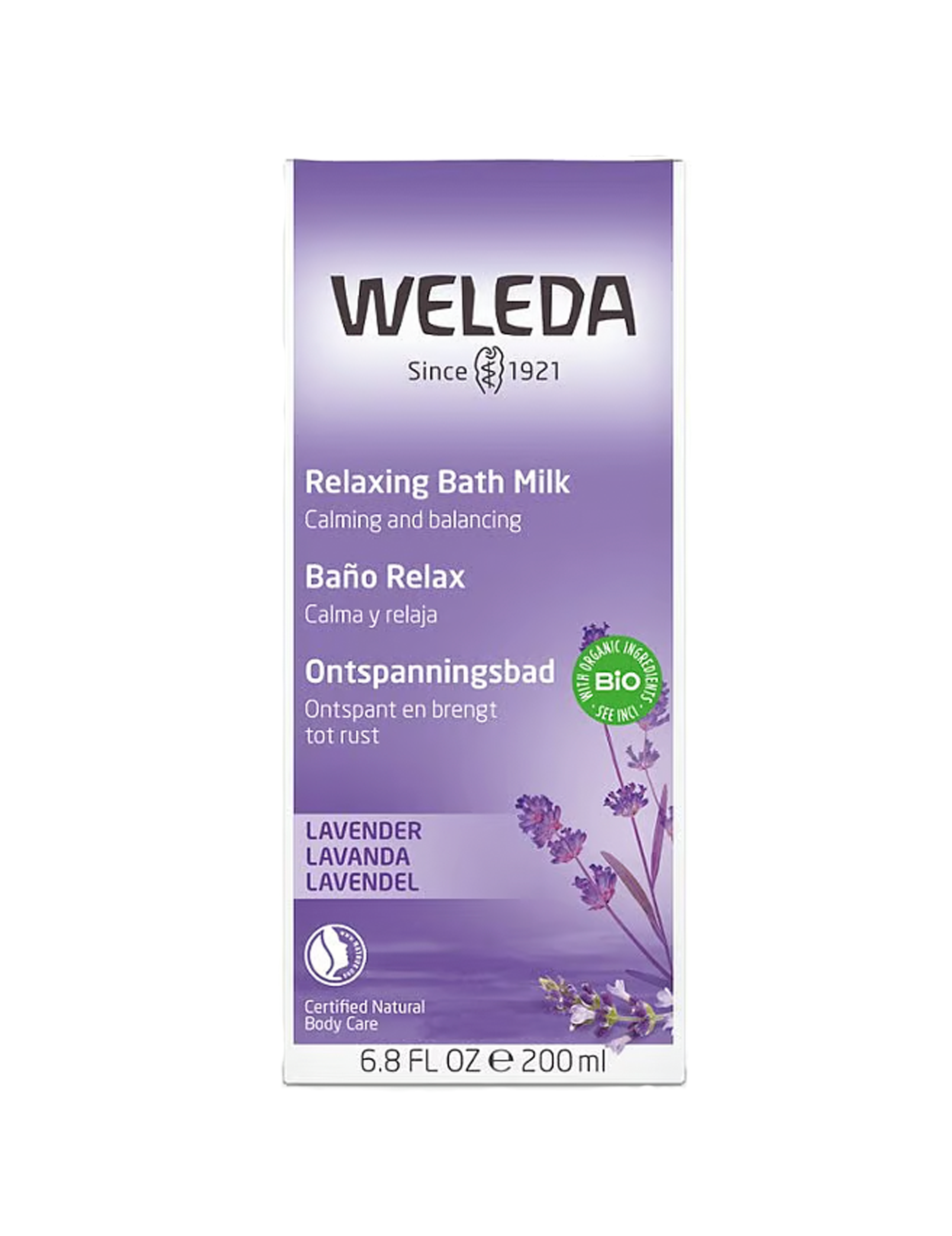 Avslappnande badmjölk med lavendel