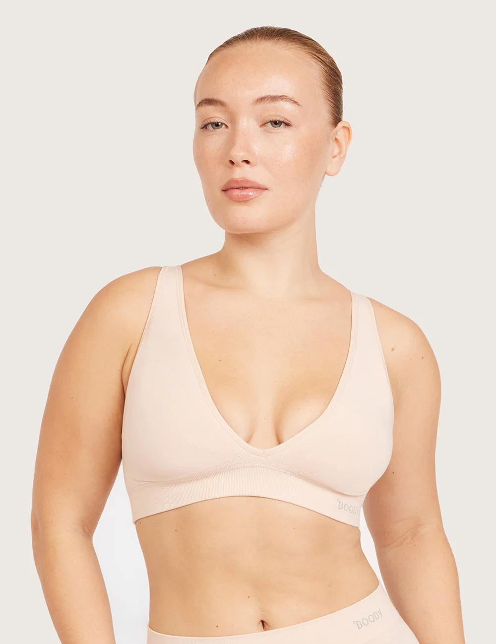 Plunge-bh i bambu utan bygel – Shell