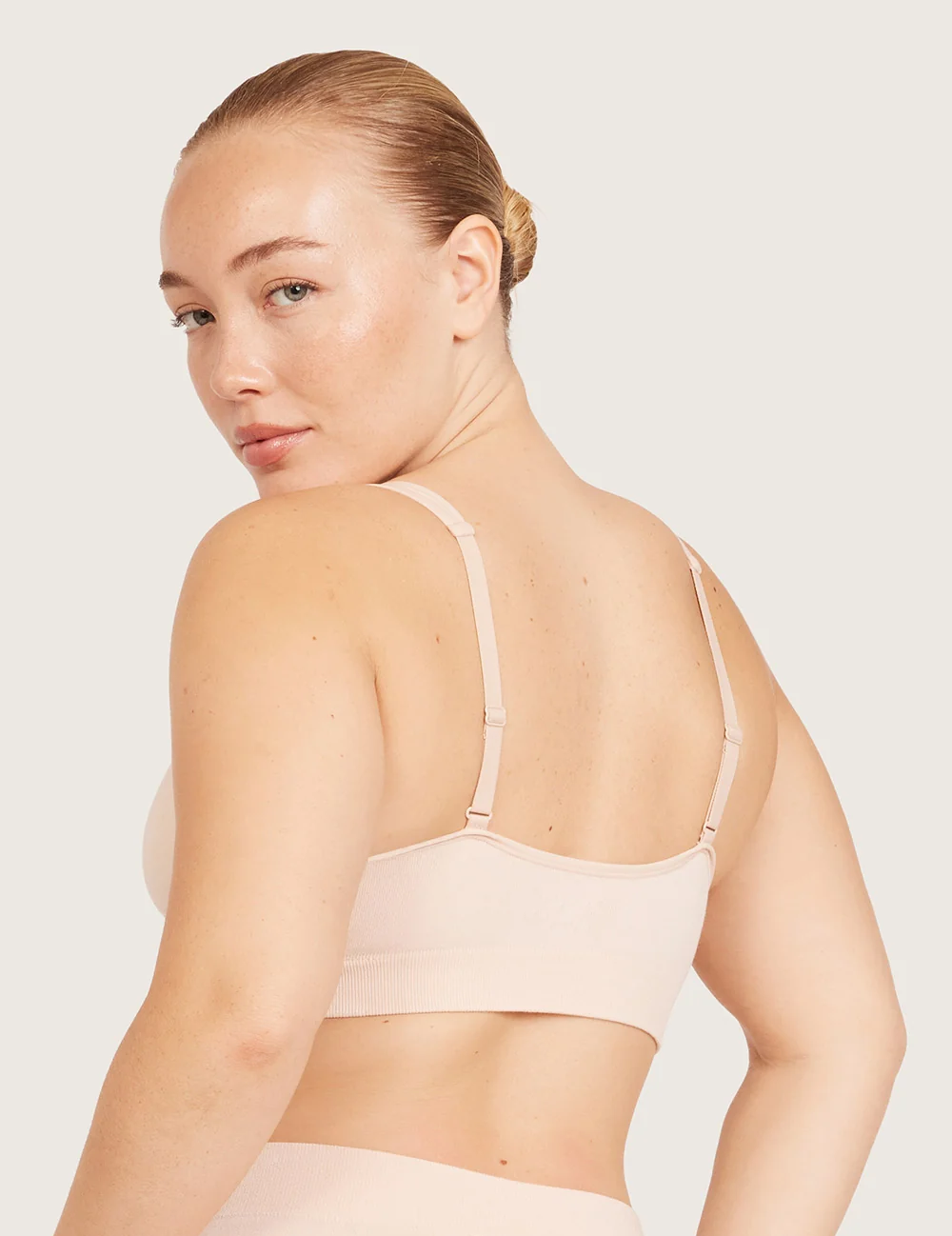 Plunge-bh i bambu utan bygel – Shell