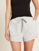 Women's Weekend Sweat Short – Ljusgråmelerad