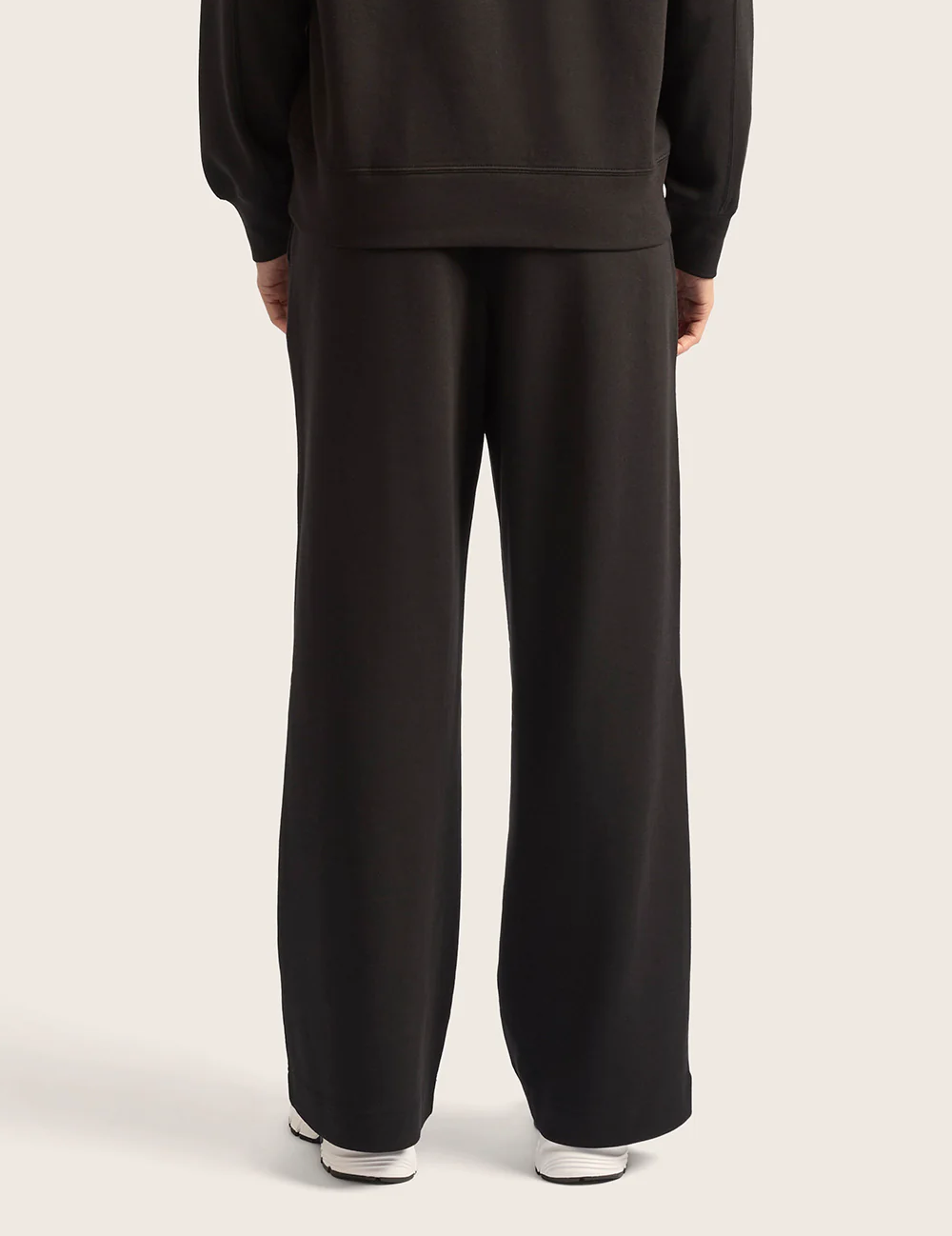 Sweatpants med raka ben – Svart