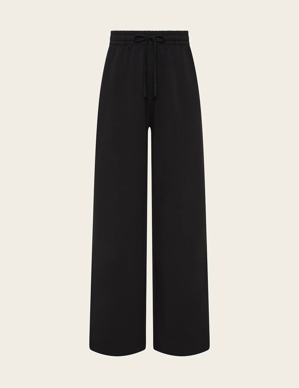 Sweatpants med raka ben – Svart