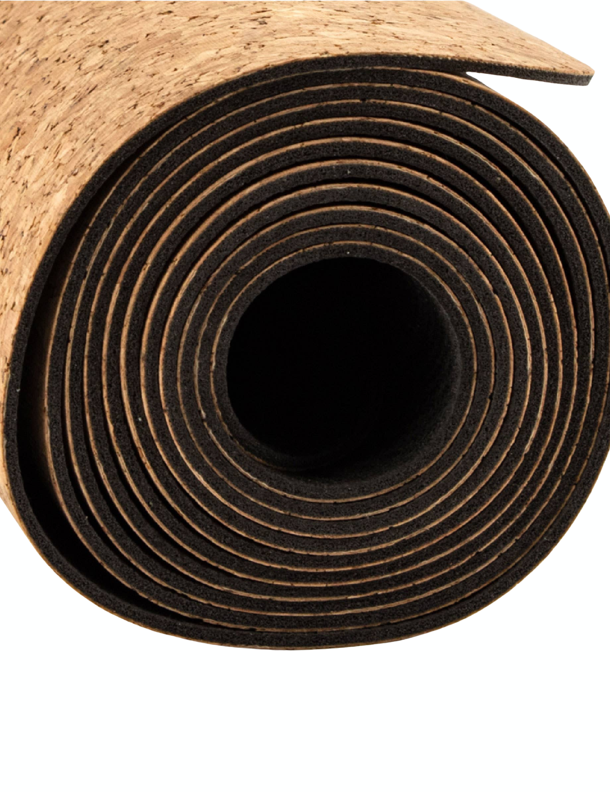 Resekork/gummi yogamatta