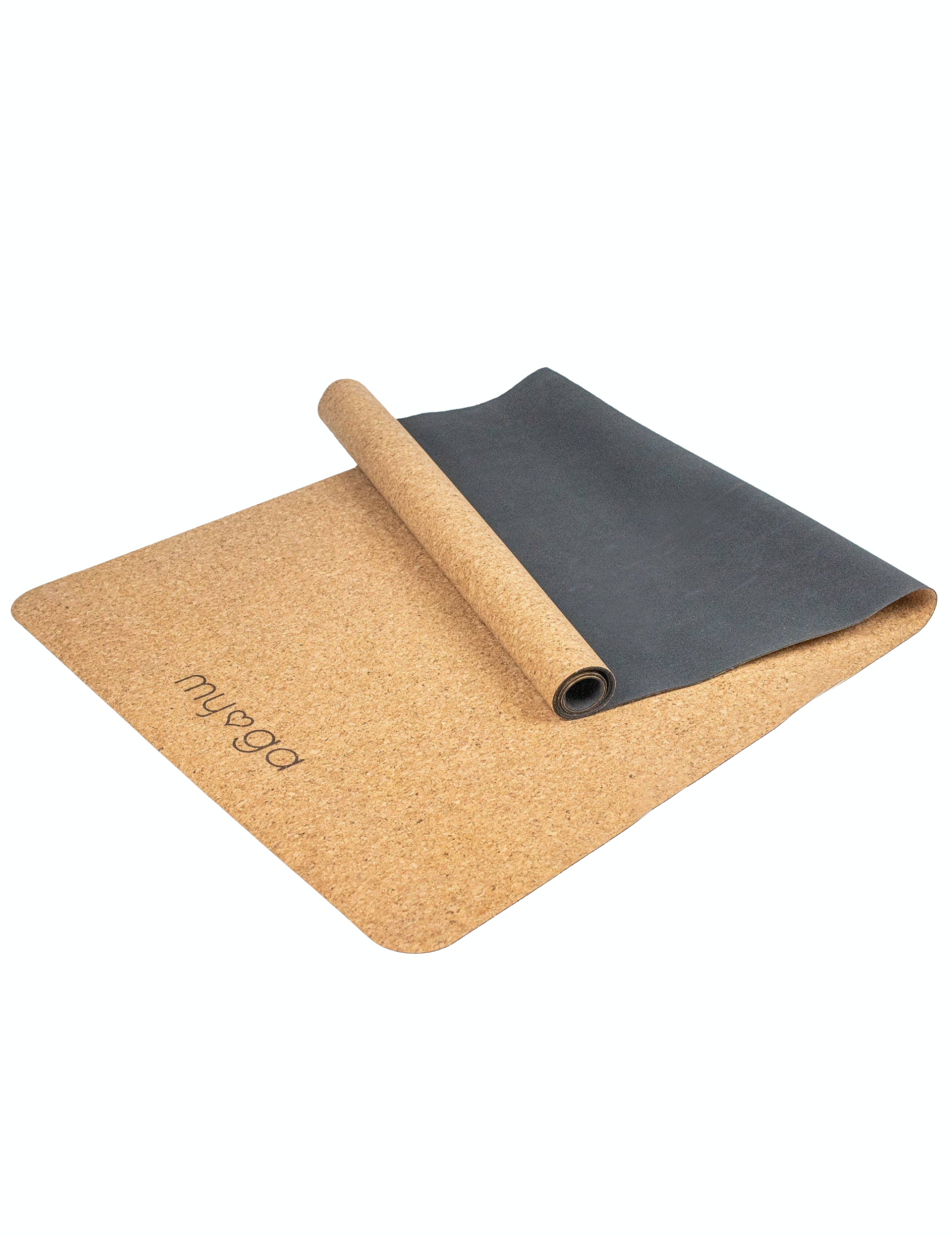 Resekork/gummi yogamatta