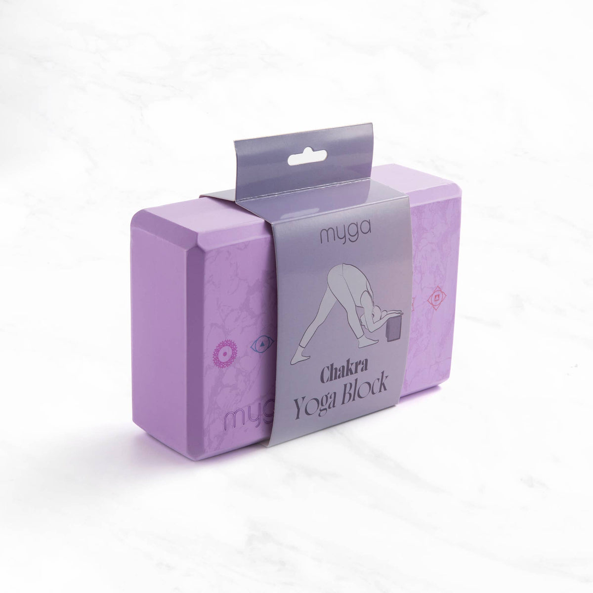 Myga yogablock i skum – Chakra