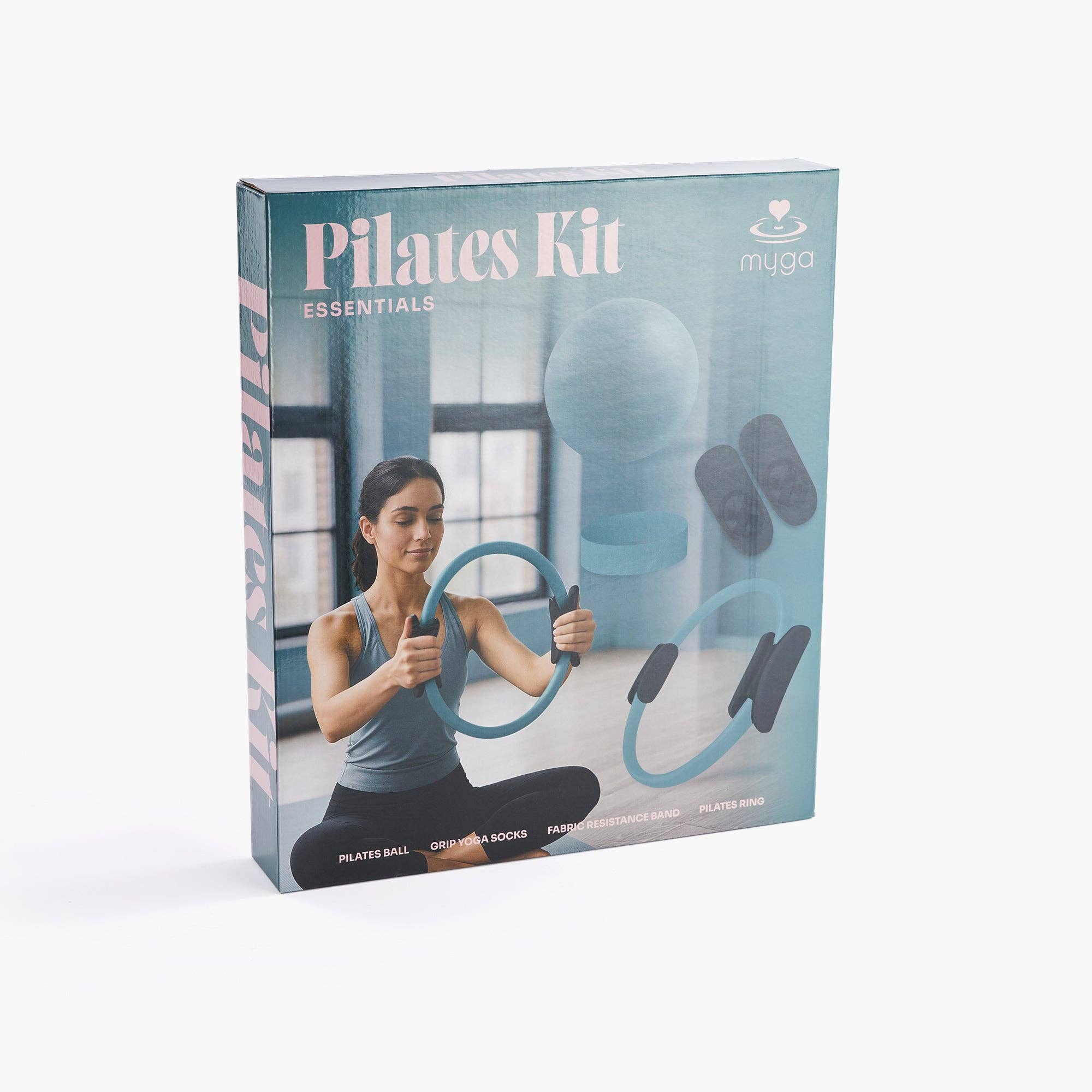 Teal Pilates-set