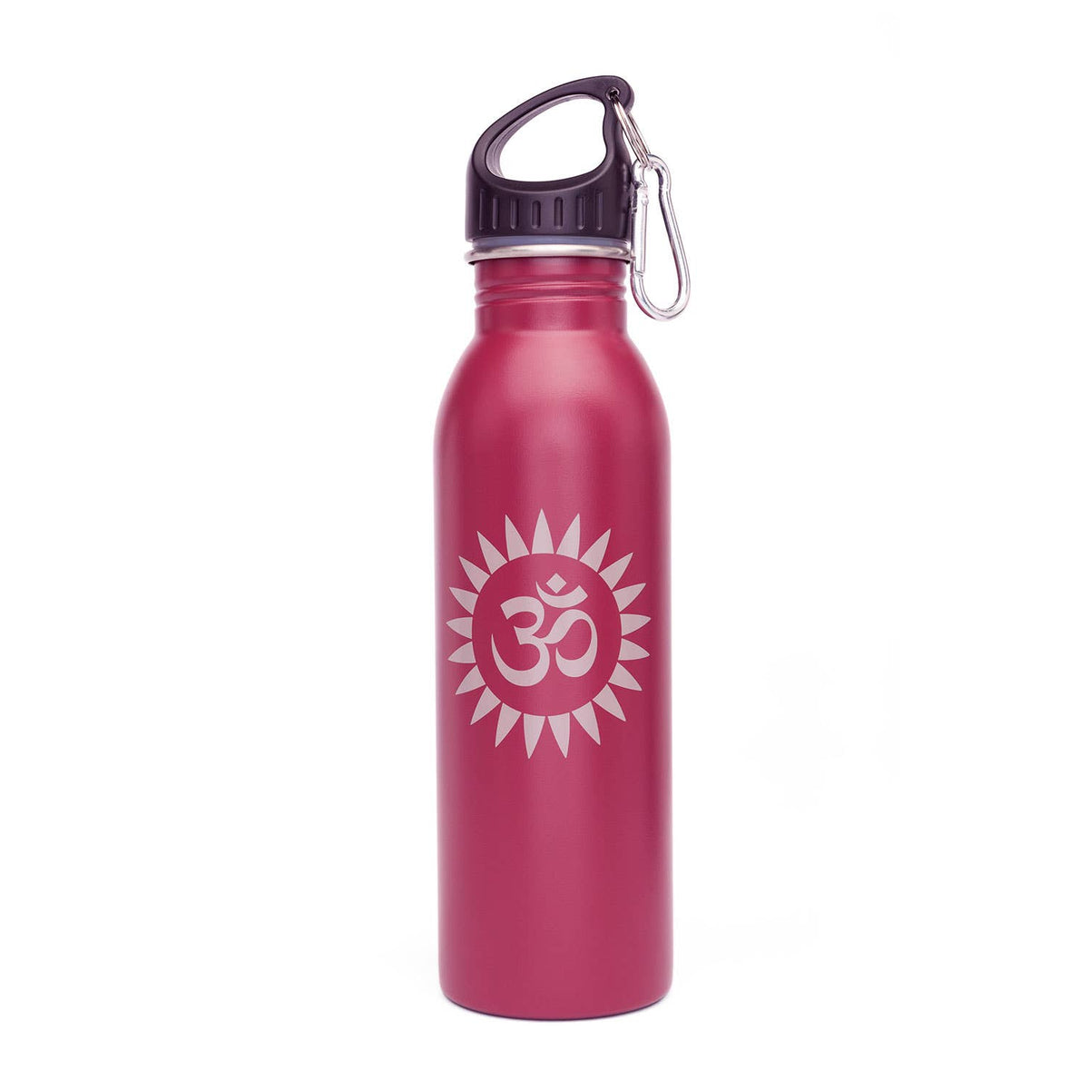Bodynova vattenflaska 700 ml – bordeaux med OM-motiv