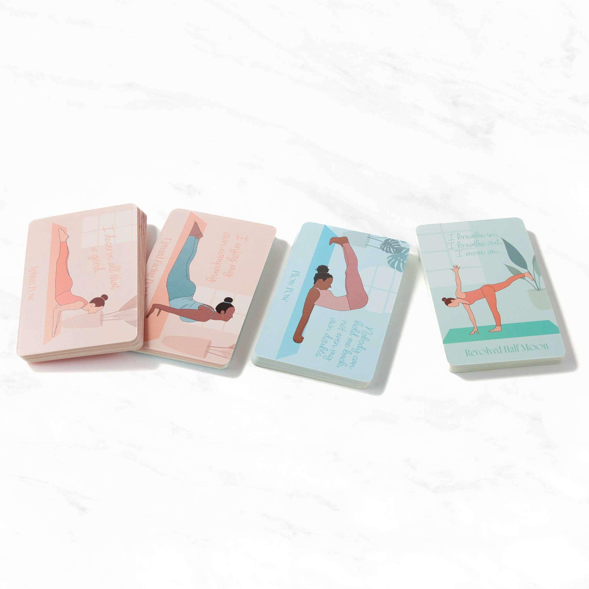 Miniaffirmations yogakort