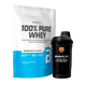 100 % Pure Whey Protein (1000 g) + Valfri Shaker
