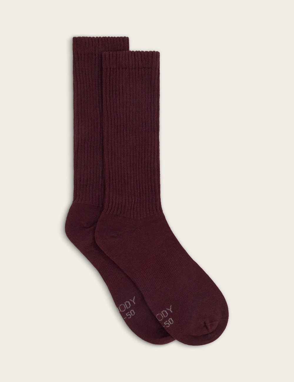 Boody Slouch bambustrumpor i Mulberry, produktbild