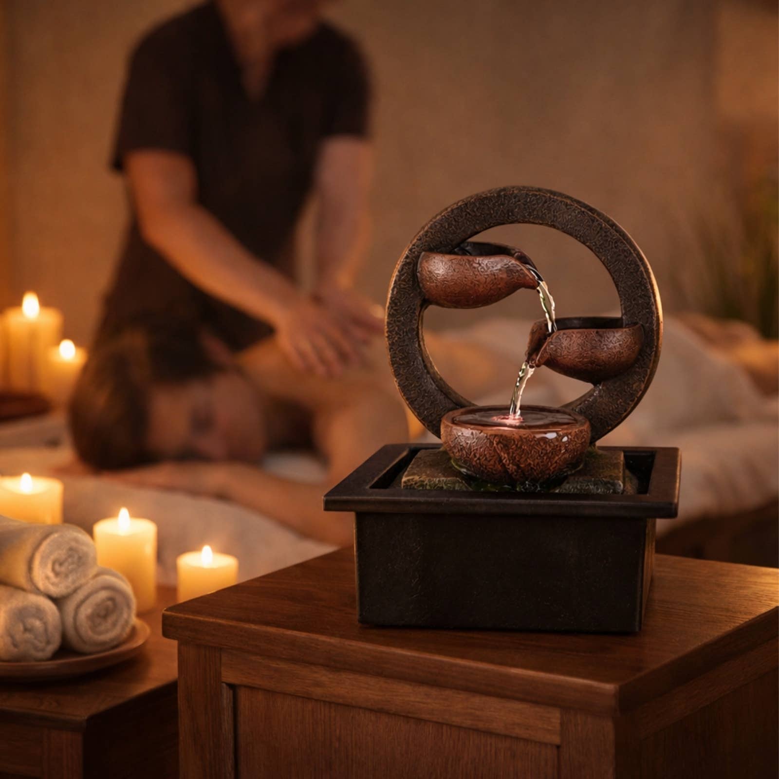 Zen'Arome Terai vattenfallsfontän – presentidé