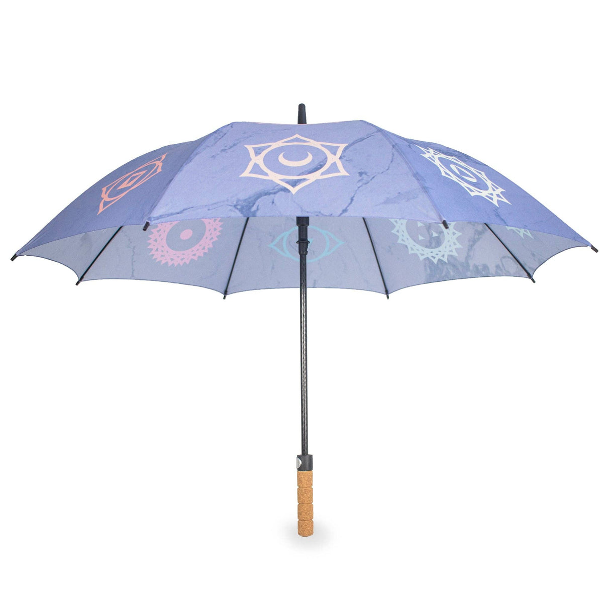 Myga Chakra paraply med korkhandtag