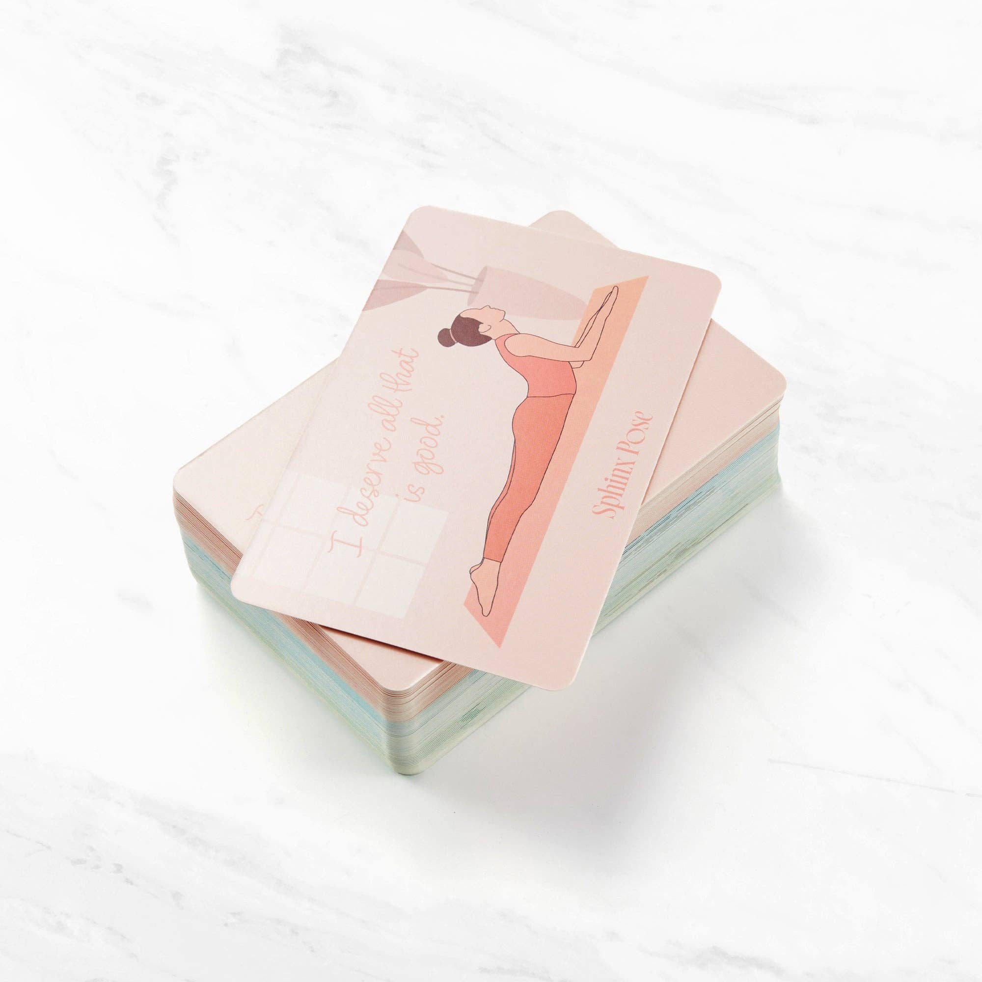 Miniaffirmations yogakort