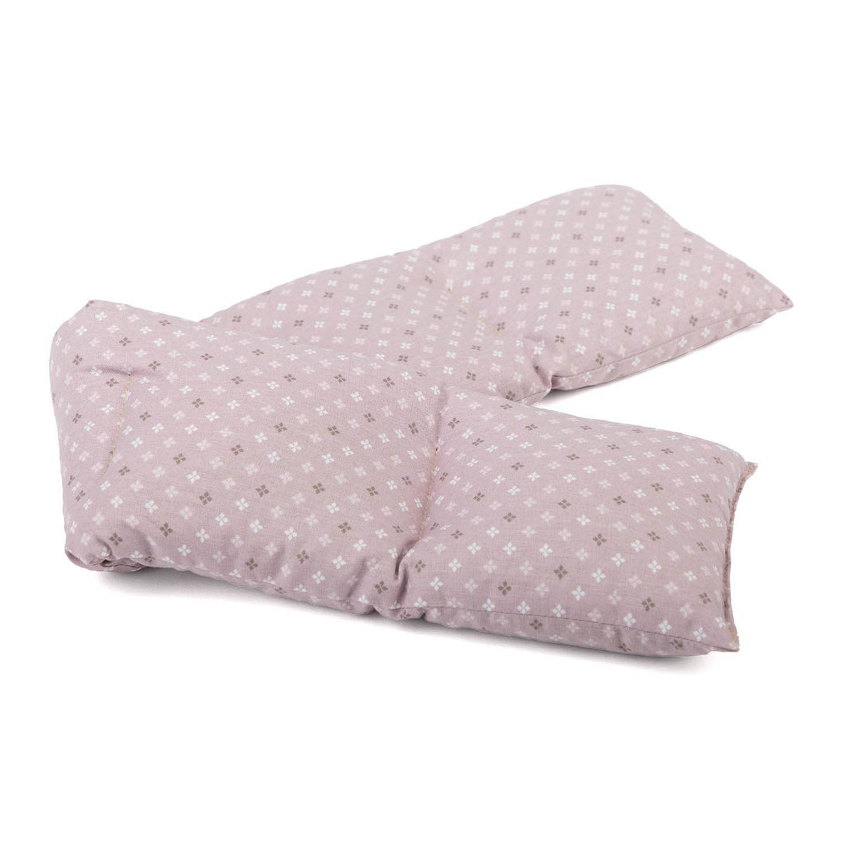 WellTouch vetekudde med lavendel – gammelrosa, 5 fack, 60 × 12 cm