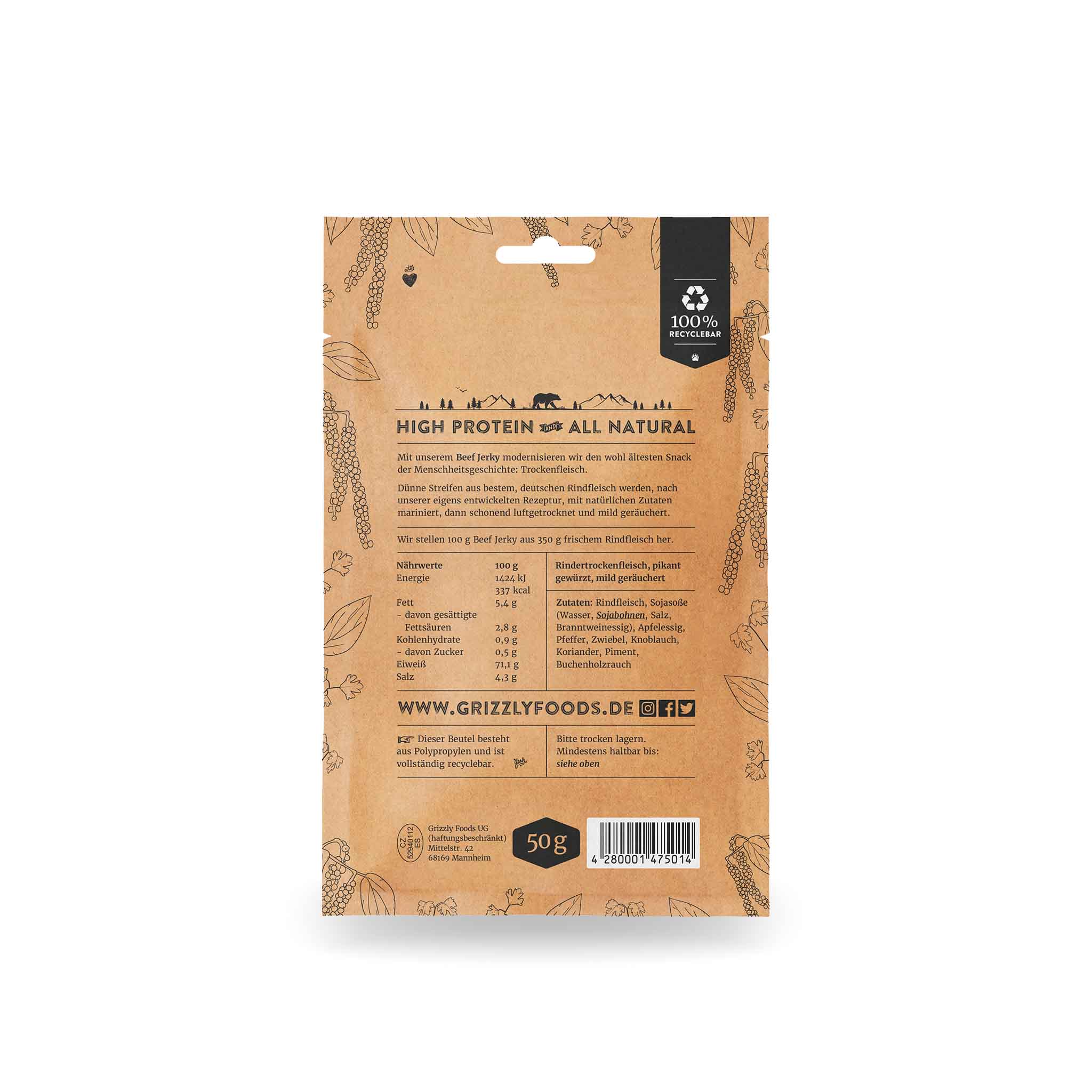 Biff Jerky – Krossad Peppar
