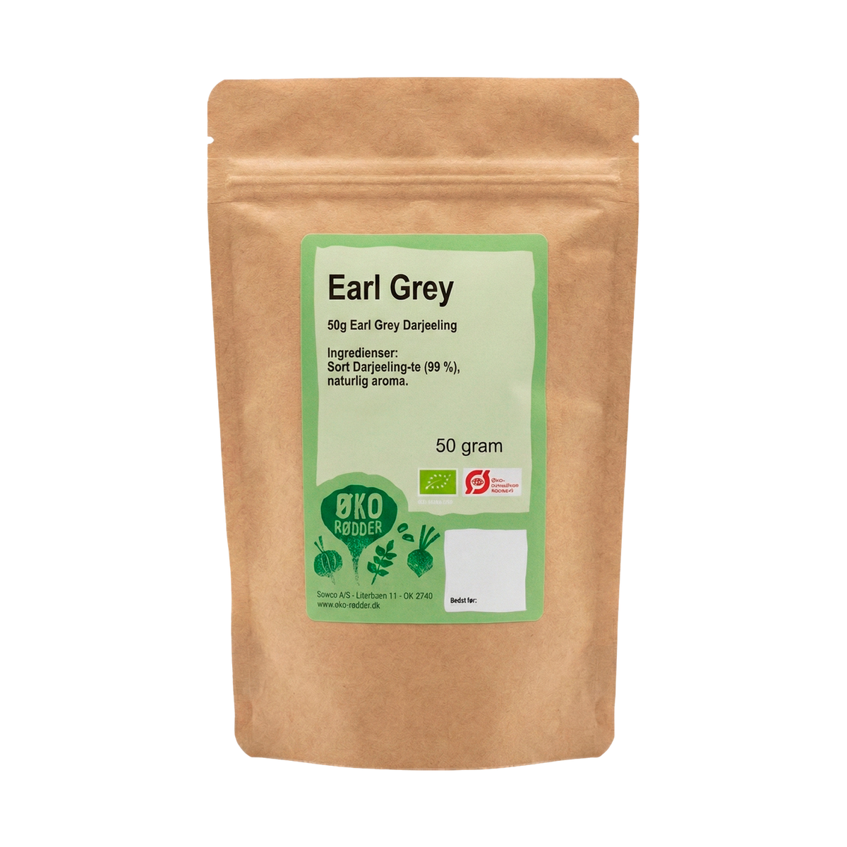 Øko Rødder Sort Te – Earl Grey