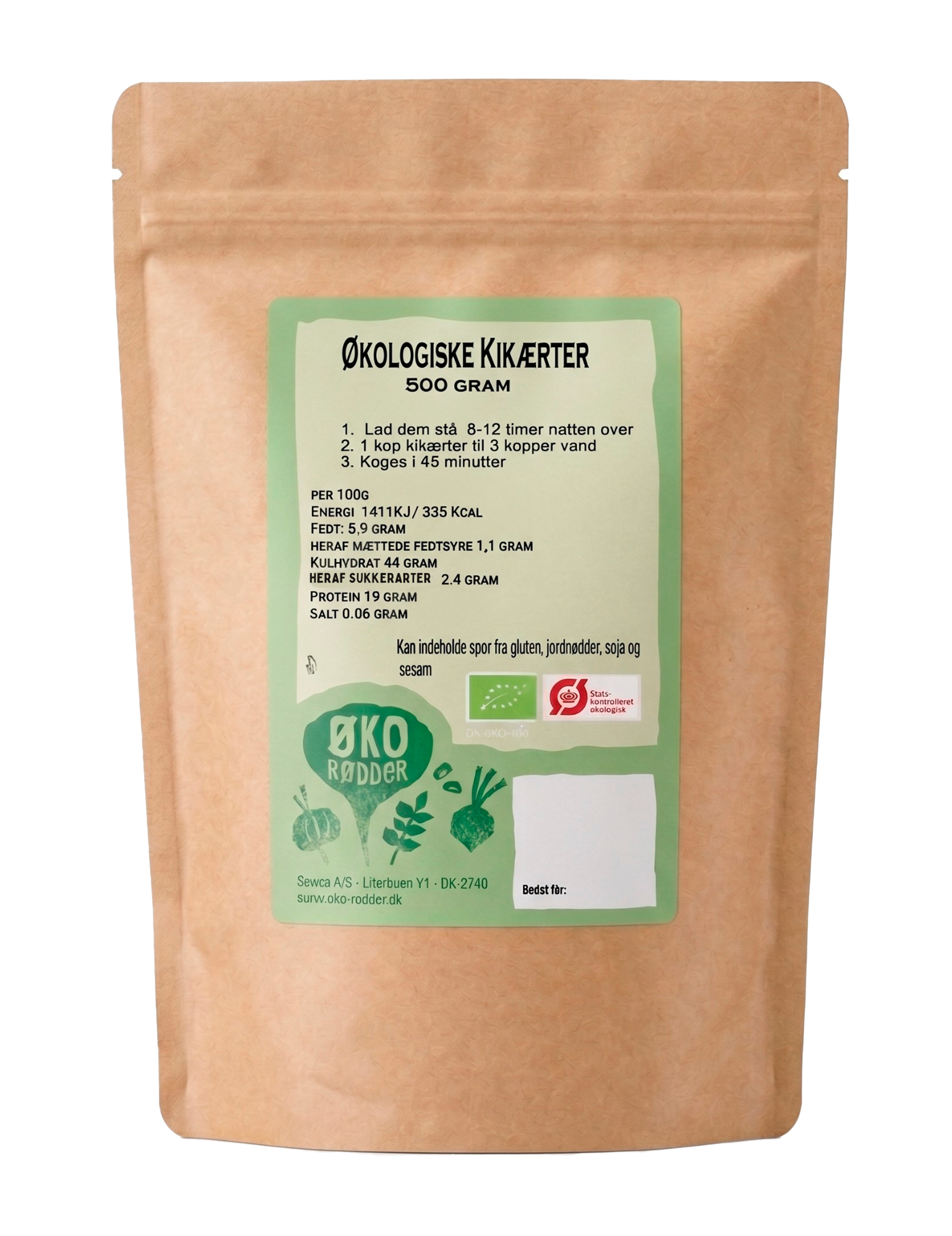 Ekologiska Kikärtor (500 g)