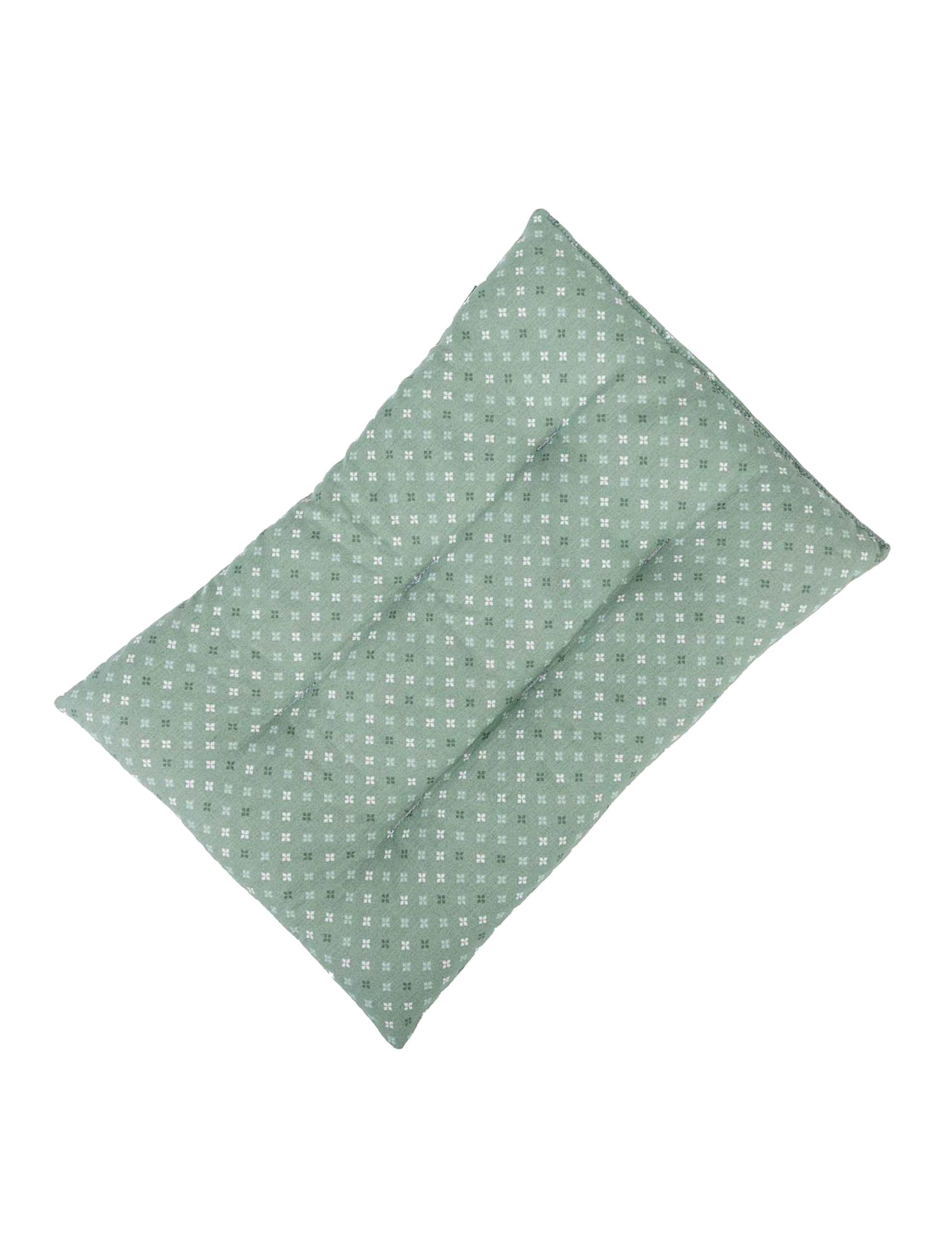 Kornkudde med vetefyllning – grön, 3 kg / 32 × 22 cm