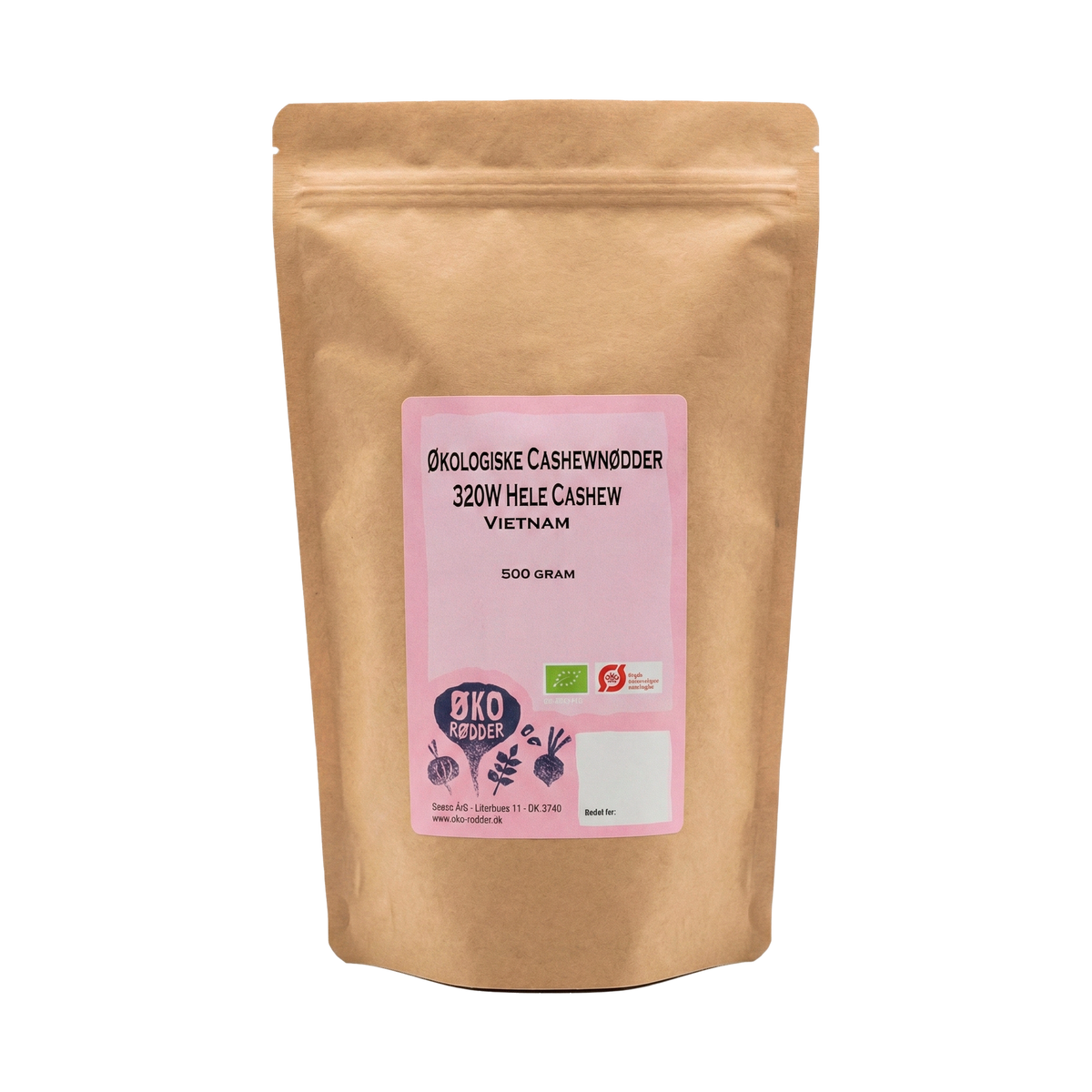 Øko Rødder Økologiske Store Cashewnødder 320W
