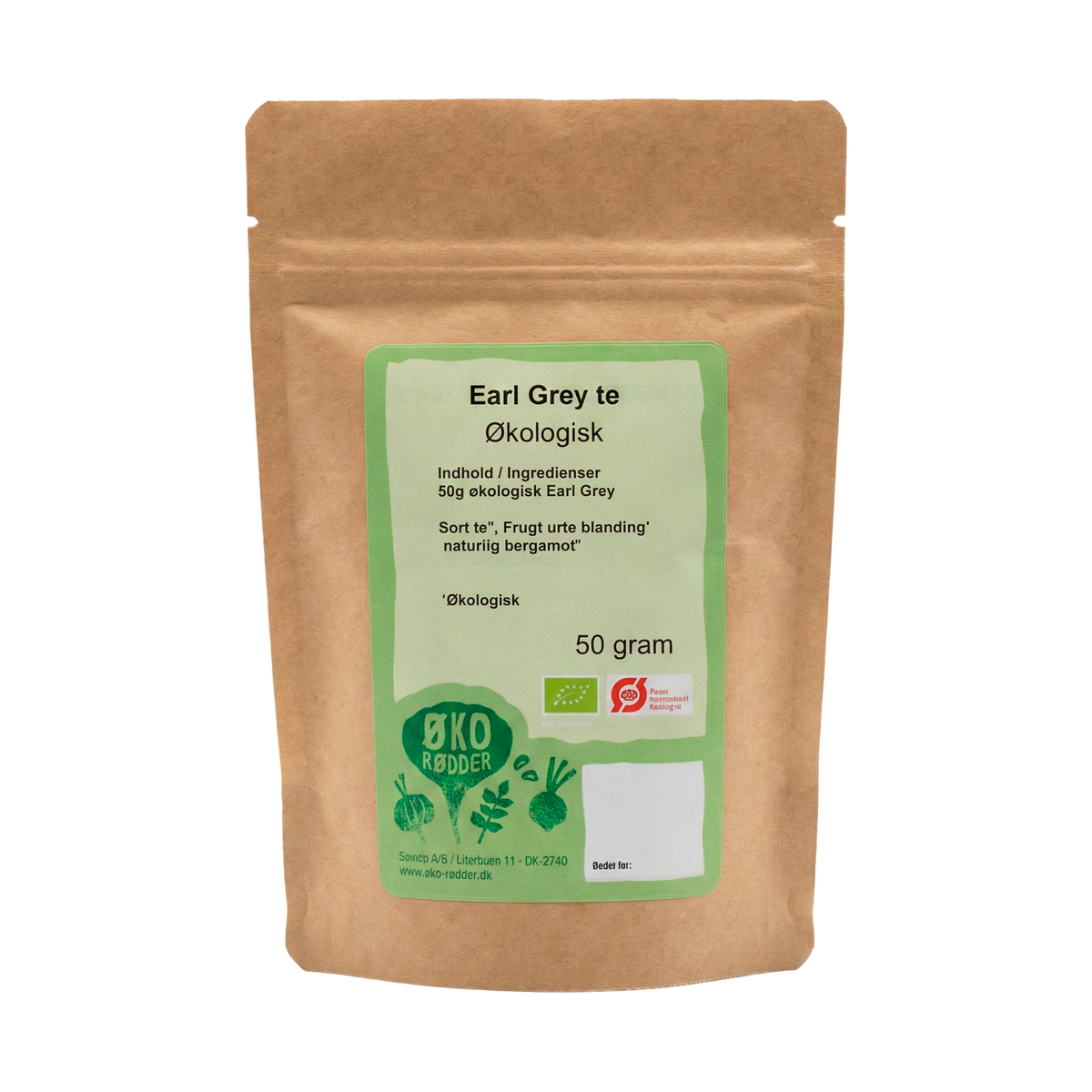 Øko Rødder Økologisk Sort Te – Earl Grey