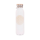 Bodynova Isoleret vandflaske'Flower of Life' (600 ml) – Mat hvid