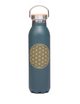 Isolerad Flower of Life-vattenflaska – 600 ml, matt antracit