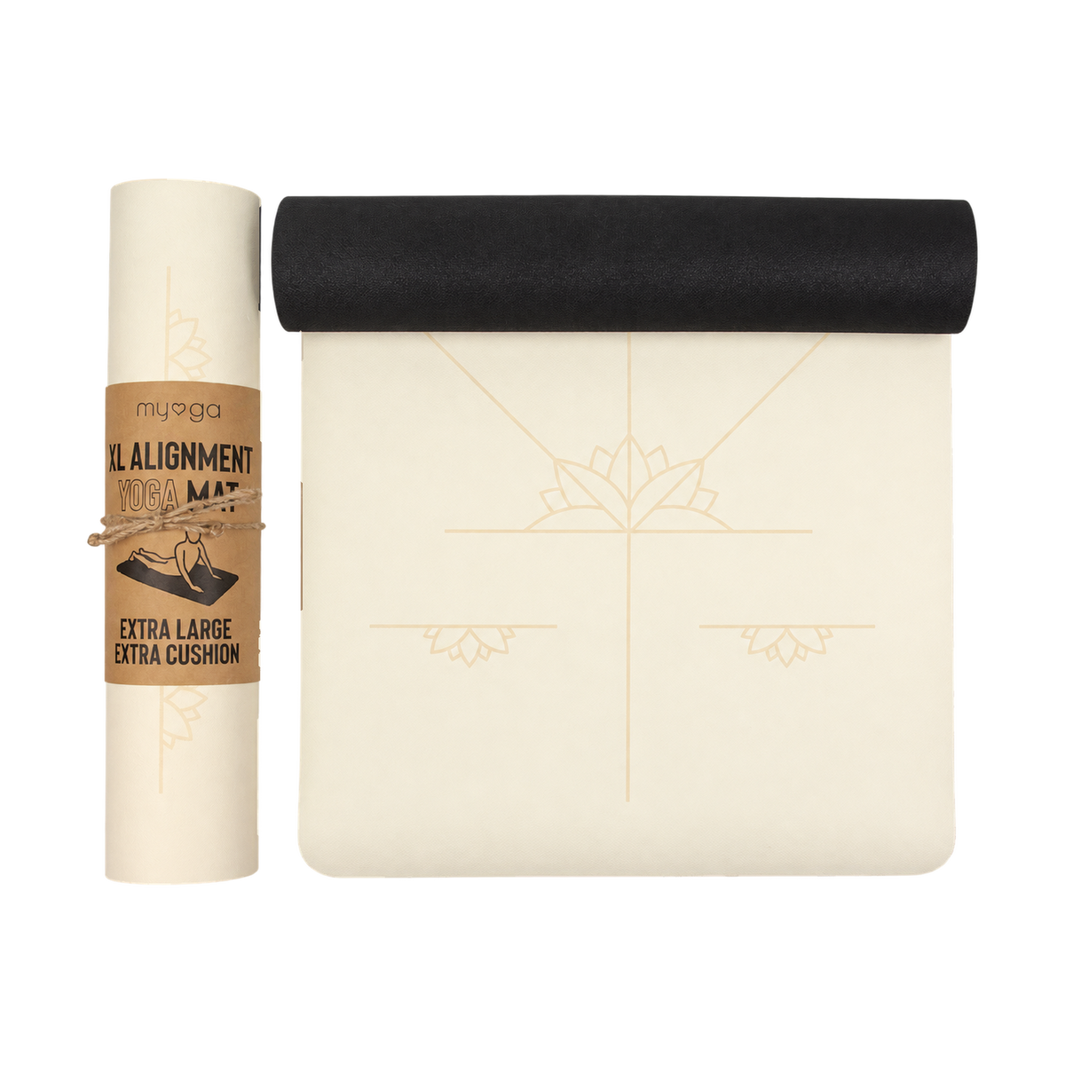 Myga X-Large Alignment Yogamåtter