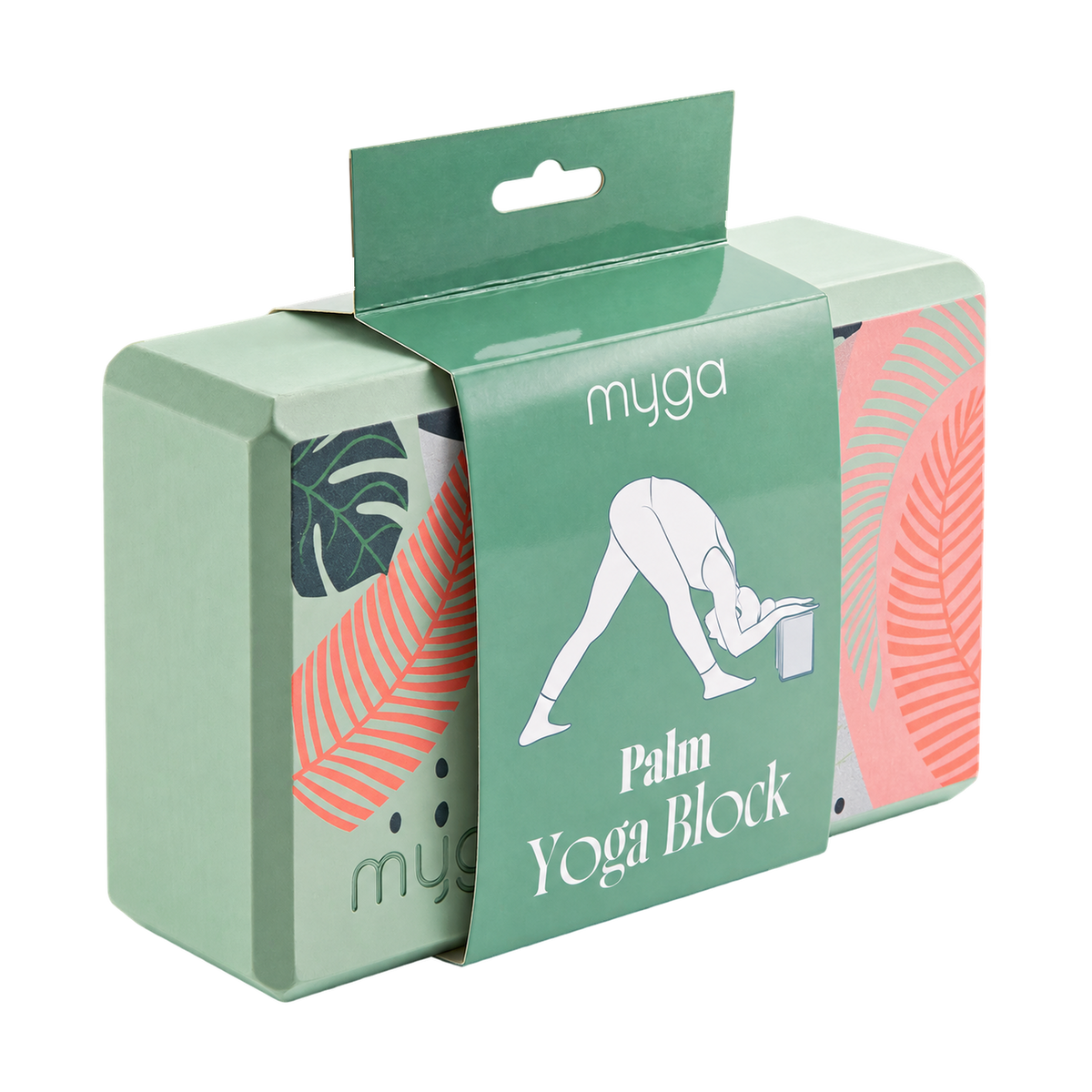 Myga Yogablokke med terrazzo og palme design