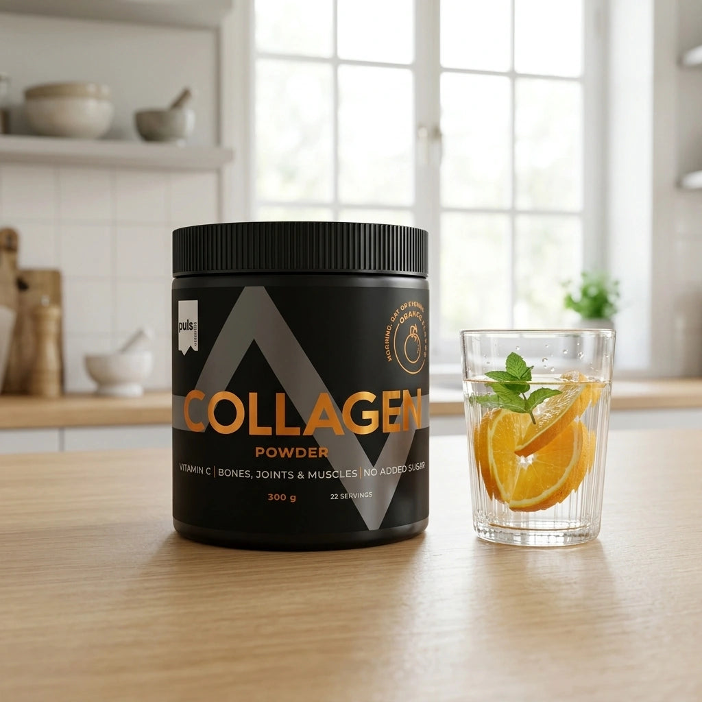 Collagen Orange indgår i en lys hverdagsrutine